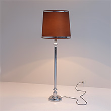 SILVER PLATED FLOOR LAMP