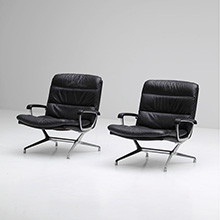 Paul Tuttle side chairs circa 1965  