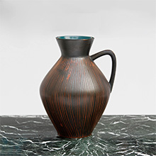 West German Pottery Pitcher Vase