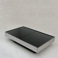 Willy Rizzo chrome coffee table