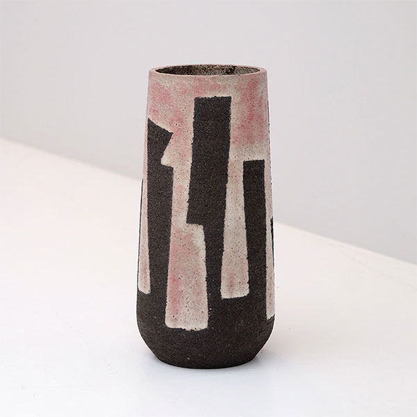 Modernist Stoneware Vase from the Zaalberg Atelier 