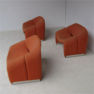 3 M chairs 'F598' by Pierre Paulin for Artifort 1967