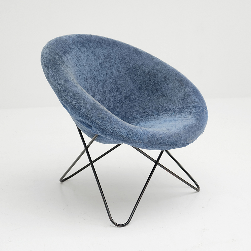 1950s Hairpin Side Chair Jean Royere