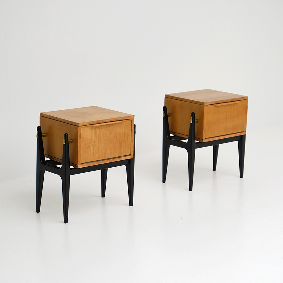 Pair of decorative night stands 1950s