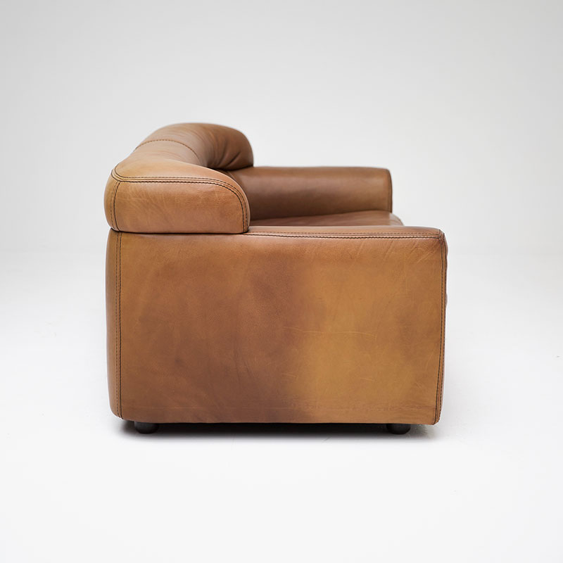 durlet leather two seat sofa