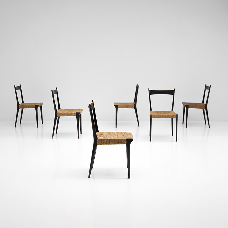 Alfred Hendrickx Woven Cane S2 Chairs