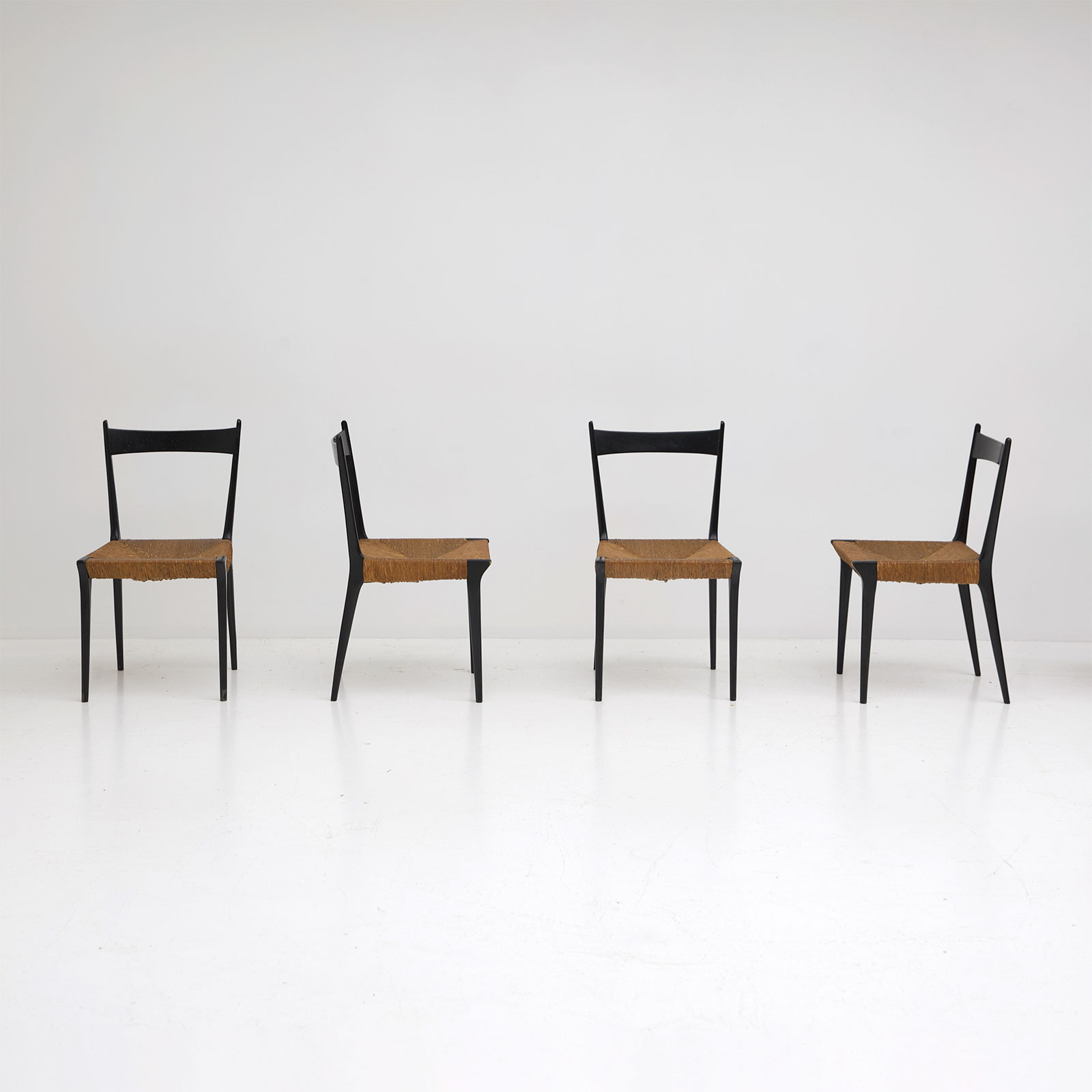 Set of six S2 chairs  by Alfred Hendrickx for Belform