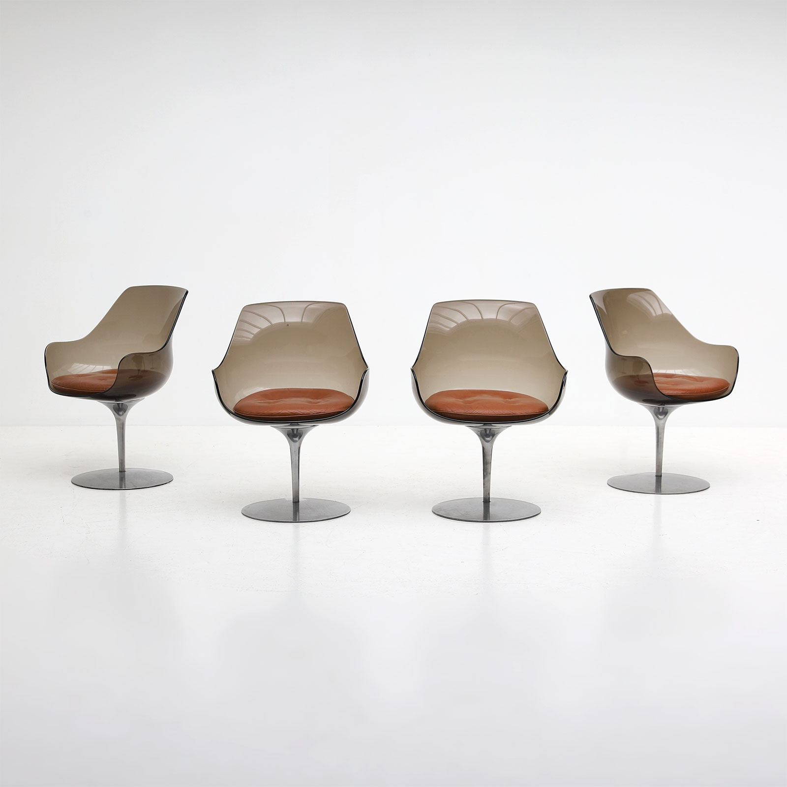 Laverne Champagne Chairs for  Formes Nouvelles