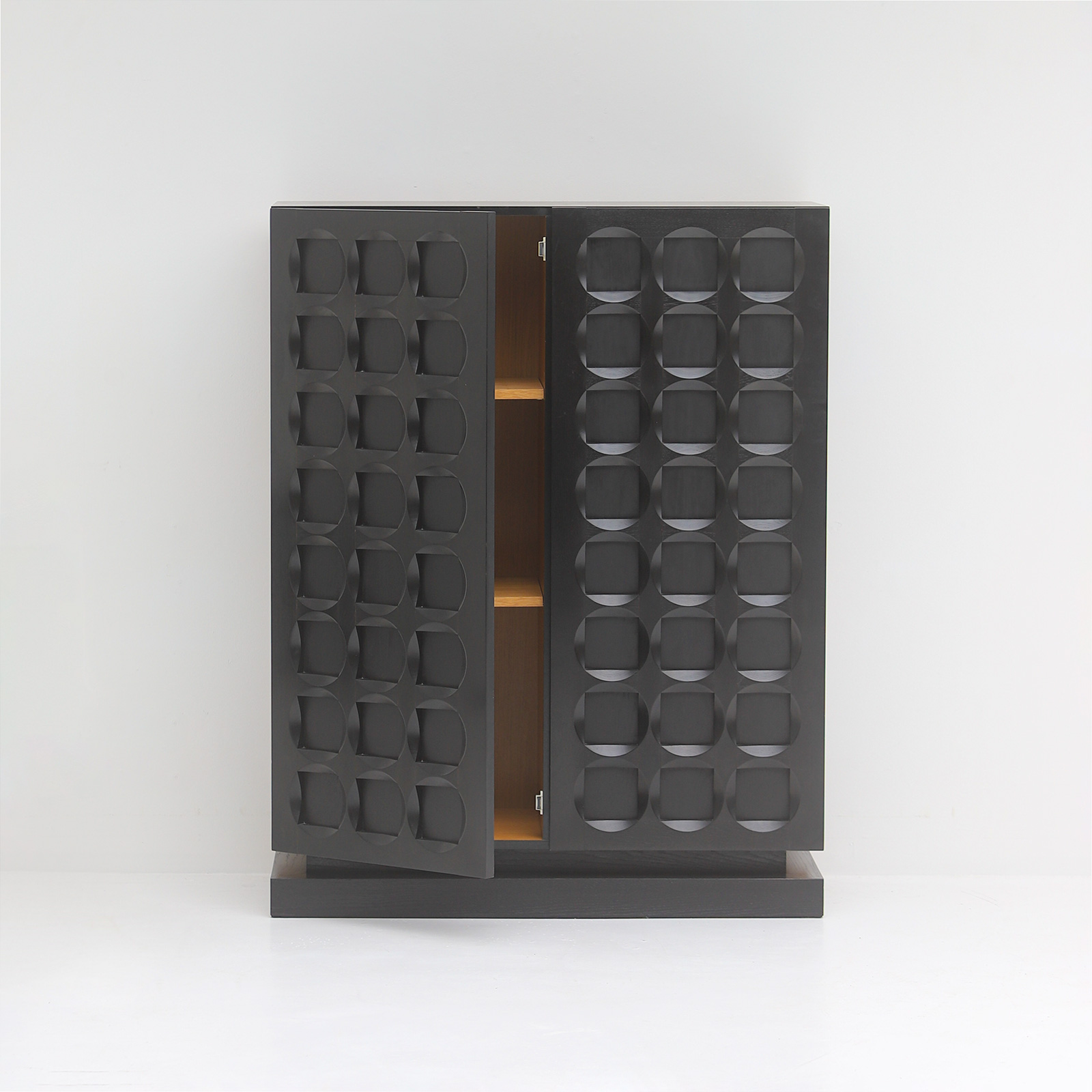 Defour Cabinet with Graphic Doors