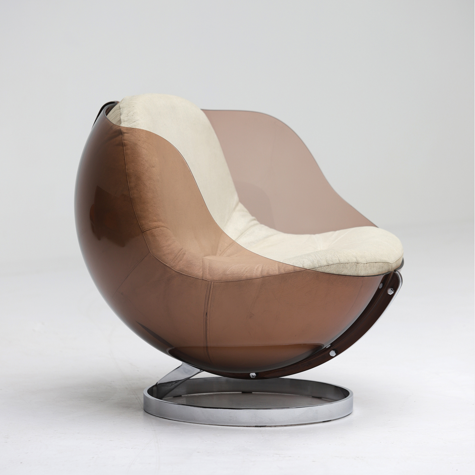 Lounge Chair Sphere Designed by Boris Tabacoff 