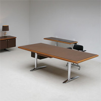 Waren Platner Knoll Executive jet set desk and sideboard 