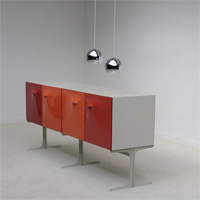 Raymond Loewy DF2000 Double Faced cabinet 1965 France