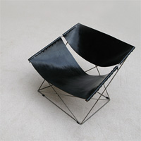 Pierre Paulin Artifort F675 Butterfly chair black leather