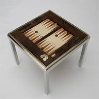 Backgammon reversible Tric trac table from Willy Rizzo