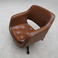 Nice comfortable paallistys Asko chair 1960s  Finland