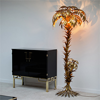 1970s  palm tree floor lamp from Richard Richese Van Hauwaert