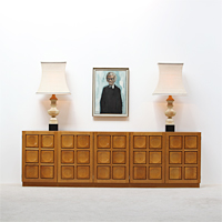 70s high sideboard Sculptural Front structure