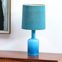 kastrup holmegaard table lamp 1960 original shade
