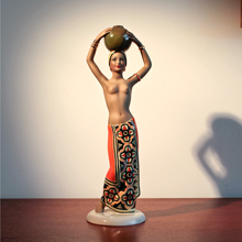 C.I.A. Manna ceramic woman figurine