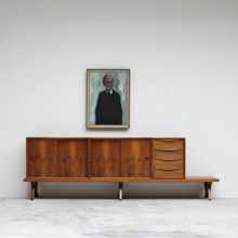 exceptional 1950s dutch design cabinet bench