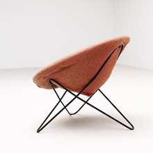 Side chair by Jean Royere, French c. 1960
