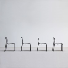 Gijs Bakker 4 strip chairs for Castelijn 1970s