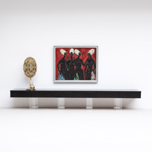 Extra Large black sideboard, build on request