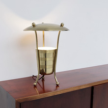 RARE 50S BRASS TABLE LAMP