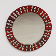 Rare and unique mirror by Oswald Tieberghien
