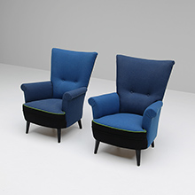 Pair of exquisite '50s armchairs