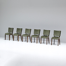Set of six Art Deco Dining Chairs