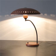 Orange Desk lamp by Louis Kalff for Philips