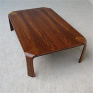 Rare Saburo Inui Rosewood coffee table Tendo Mokko Japan 1960s
