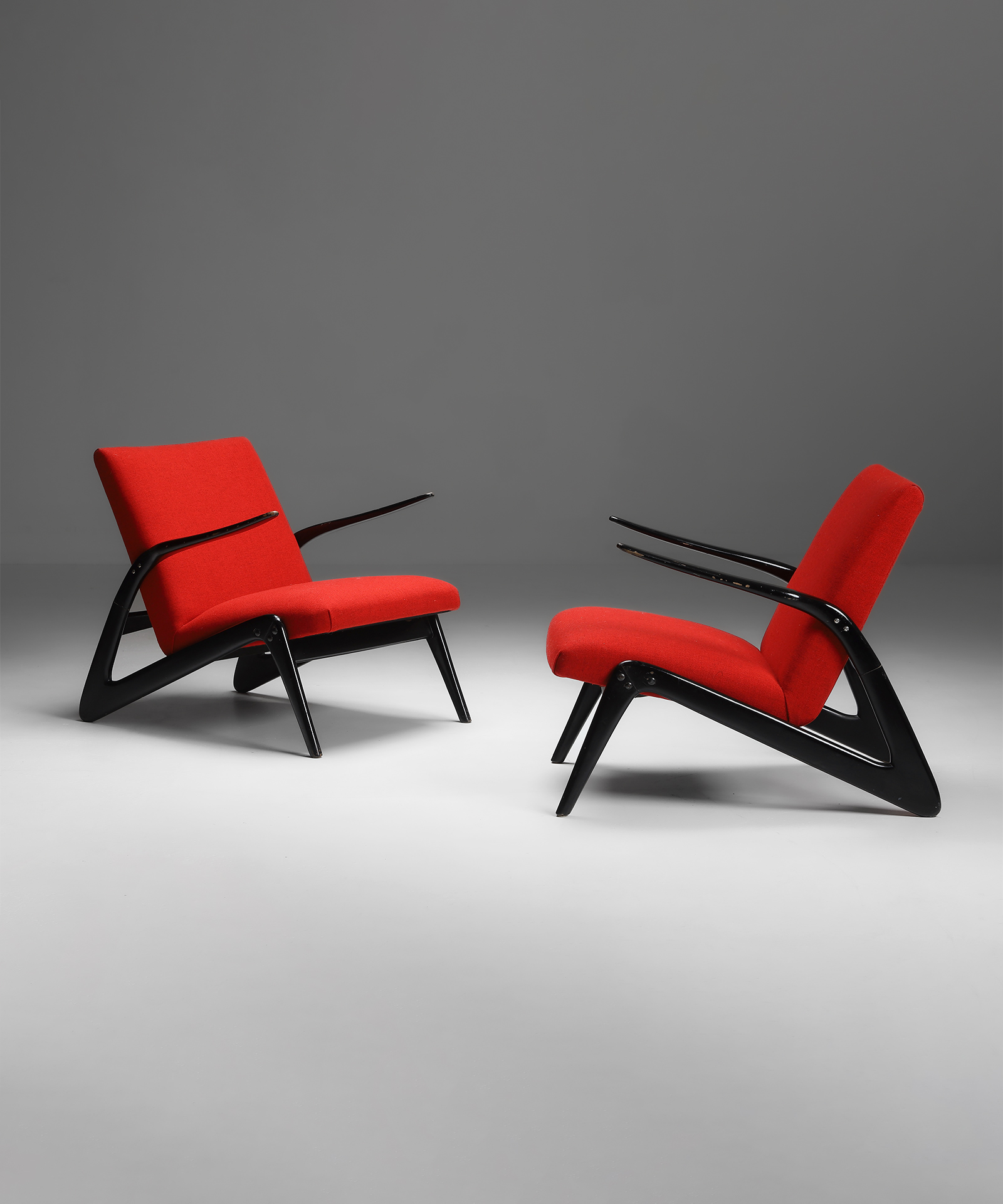 Pair of Alfred Hendrickx S6-L Belform Lounge Chairsimage 1