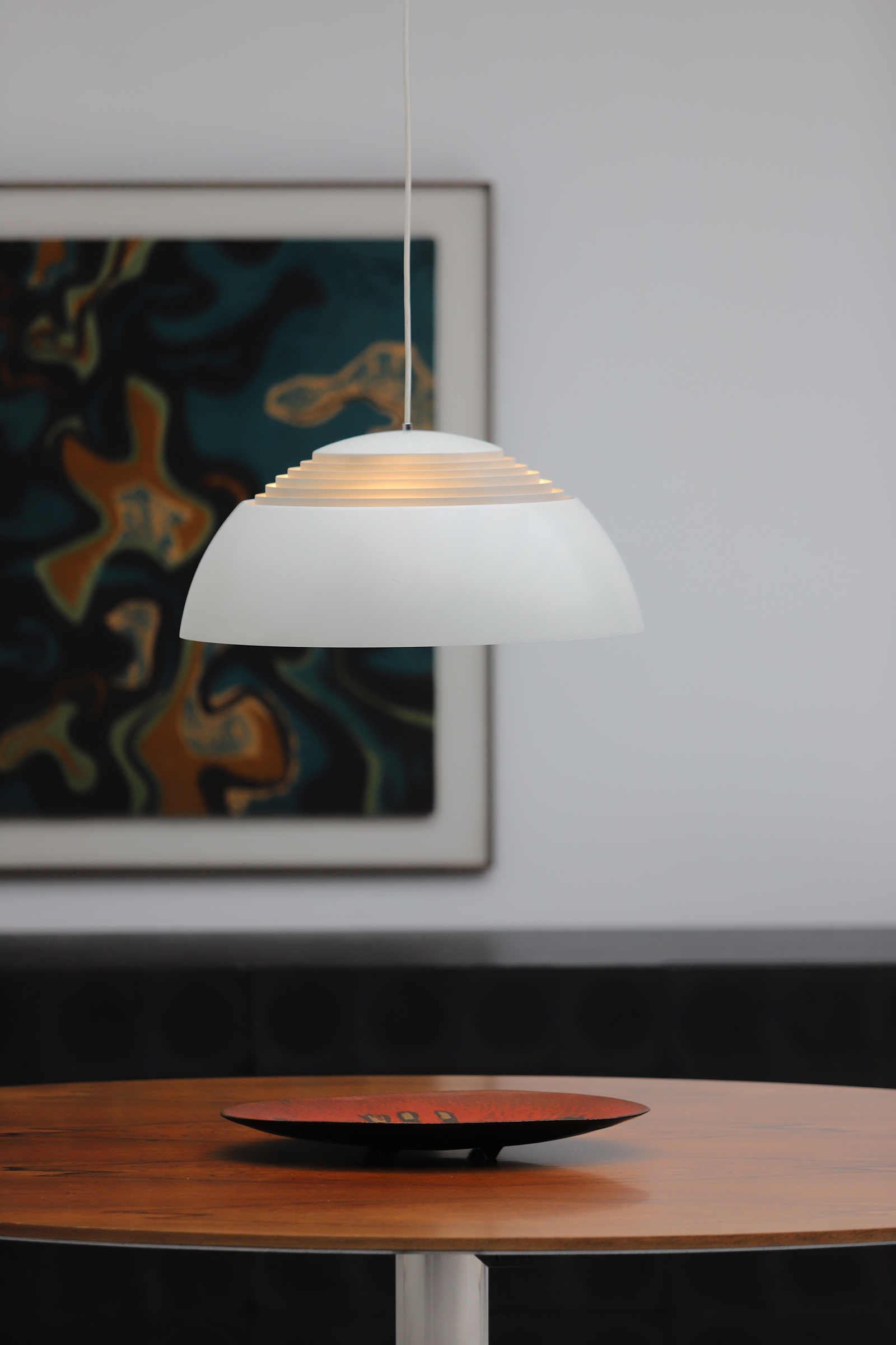 AJ Royal lamp in light grey by Arne Jacobsen for Louis Poulsenimage 2