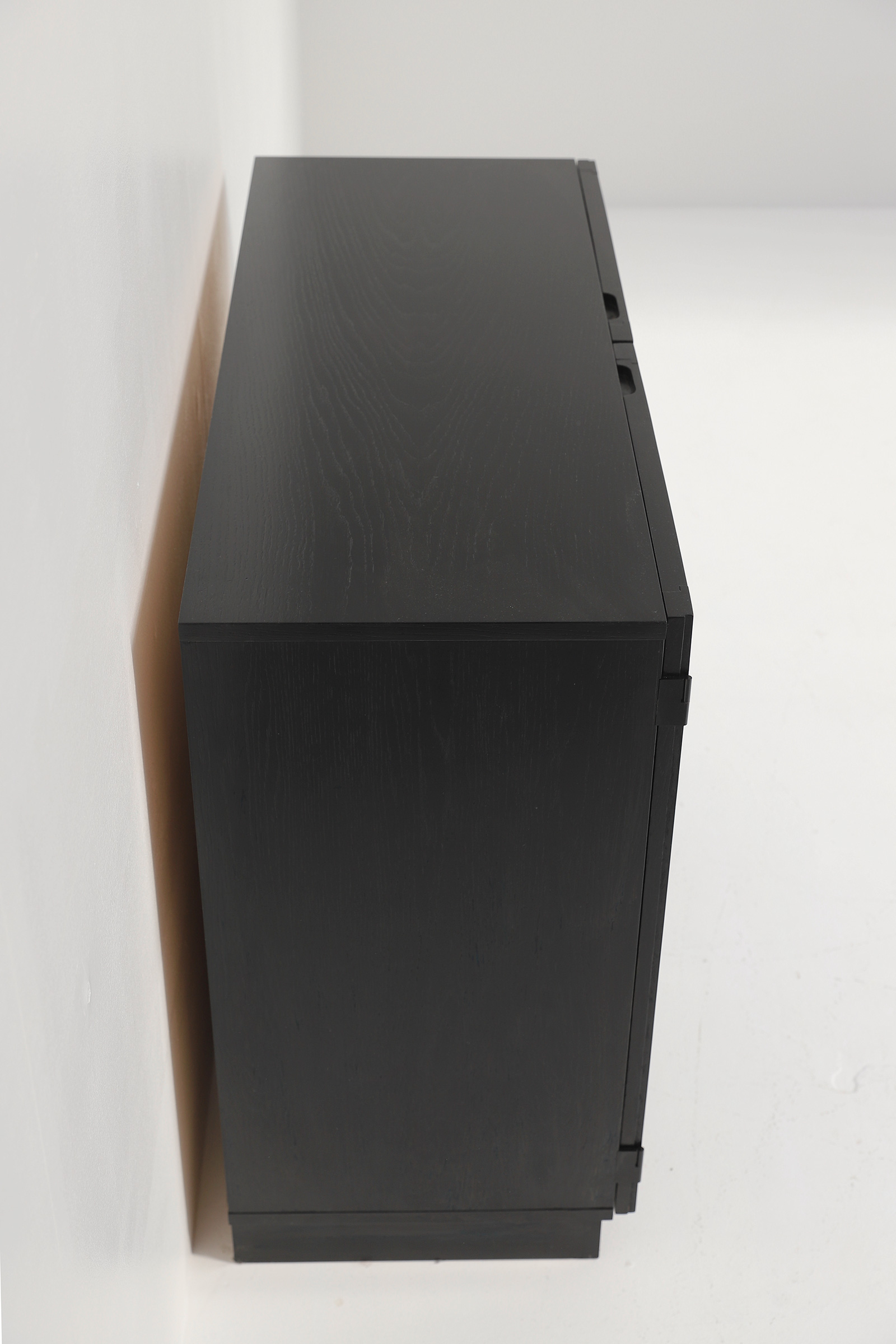 Black Stained Credenza with Geometric Doorsimage 15