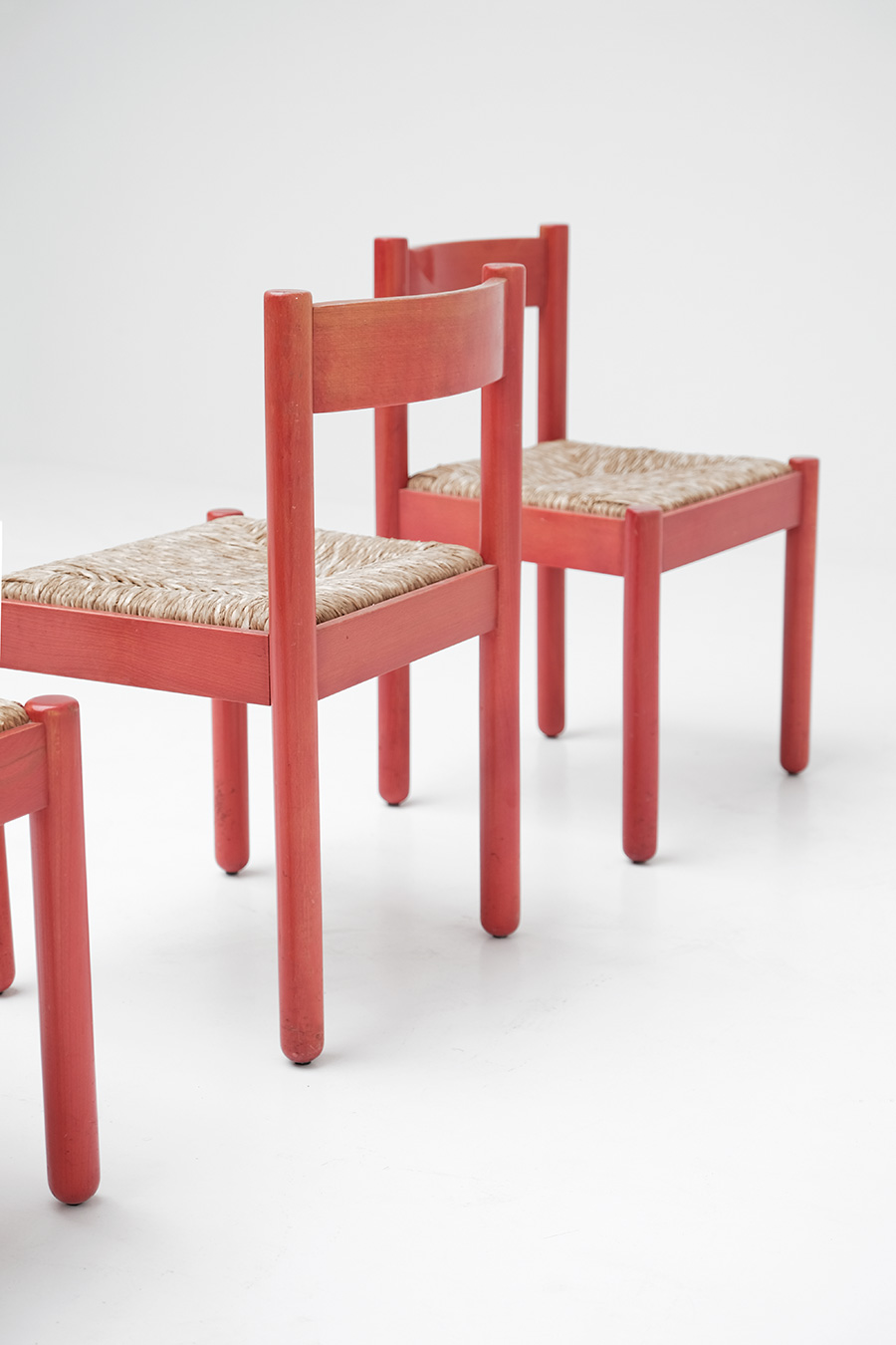 Vico Magistretti Red Carimate chairs image 5