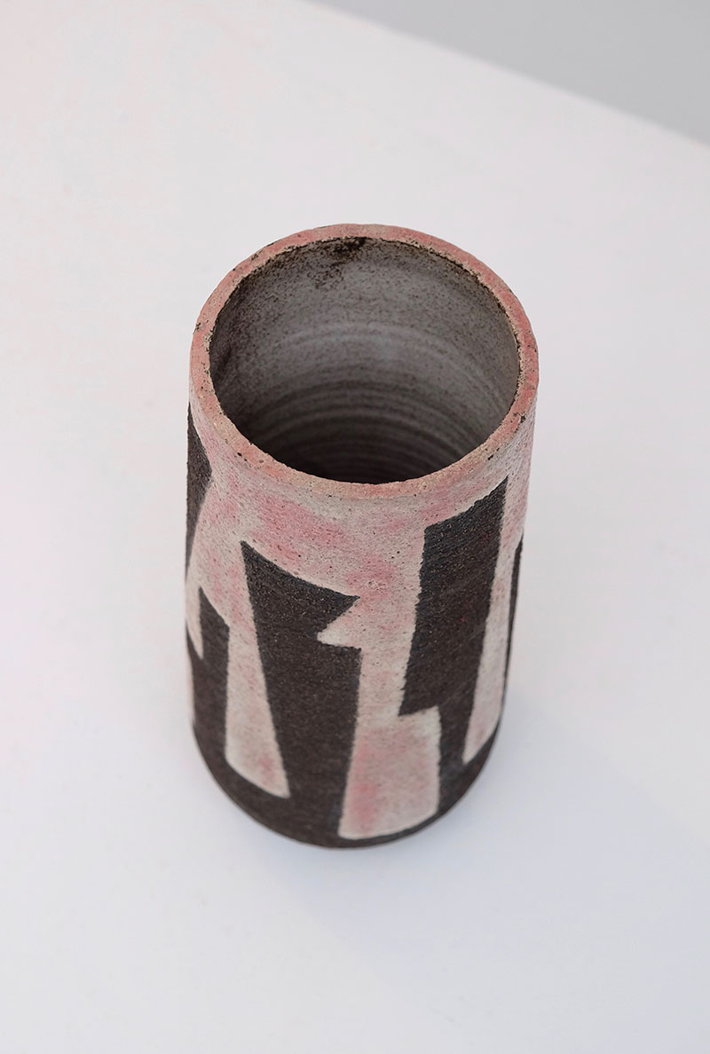 Modernist Stoneware Vase from the Zaalberg Atelier image 3