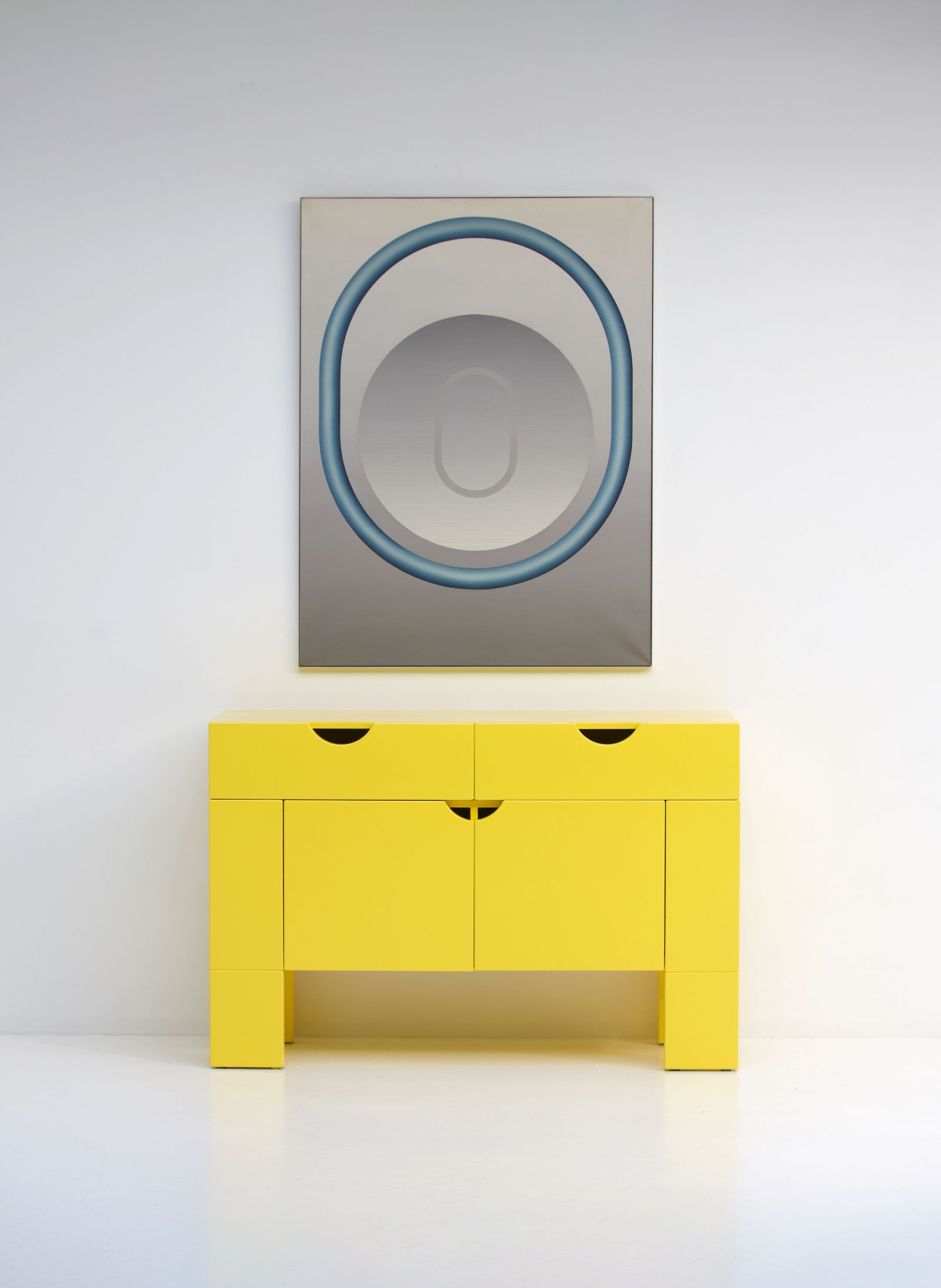 Yellow cabinet by Claire Bataille & Paul Ibens for t Spectrumimage 1
