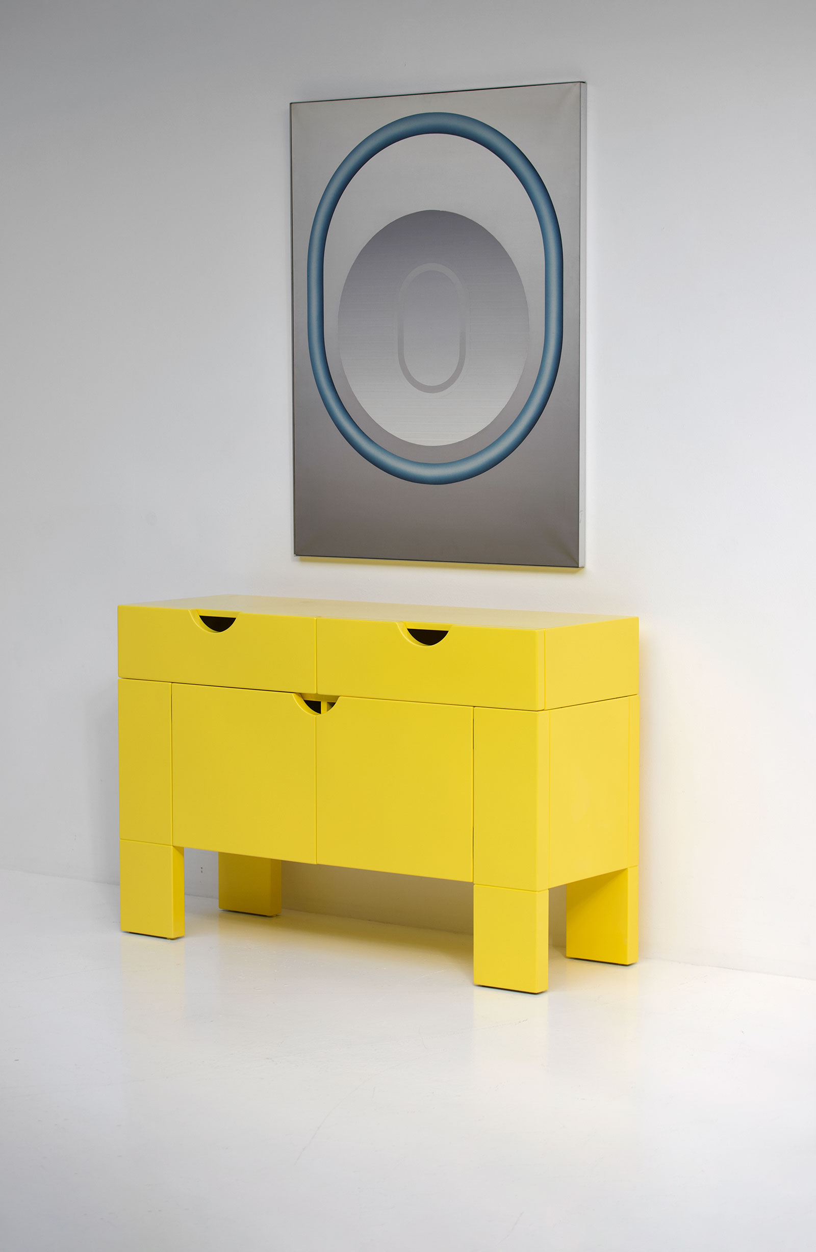 Yellow cabinet by Claire Bataille & Paul Ibens for t Spectrumimage 5