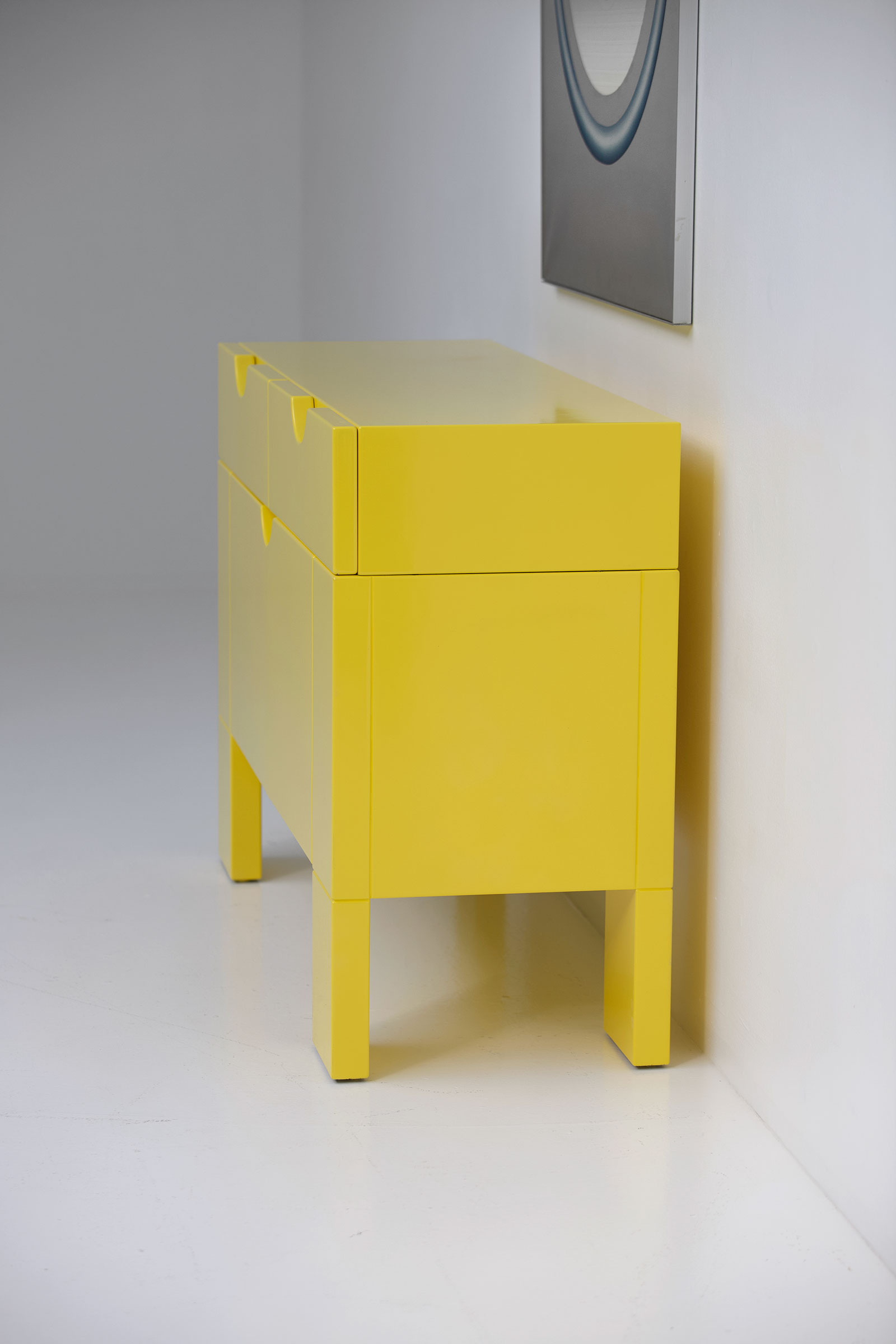 Yellow cabinet by Claire Bataille & Paul Ibens for t Spectrumimage 7