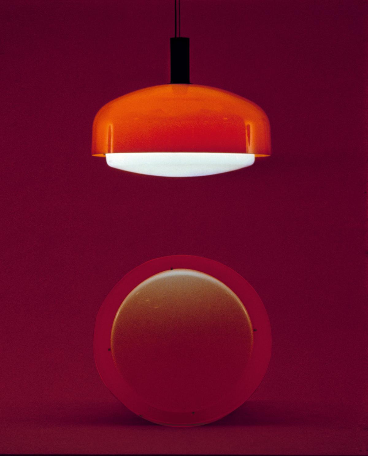 Kartell large pending lamp by Eugenio Gentili Tedeschi - KD 62image 8