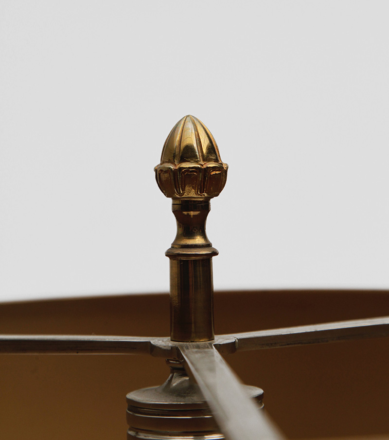 Charles Fils Pair of Gilt Bronze 'Lotus' Table Lamps  image 5