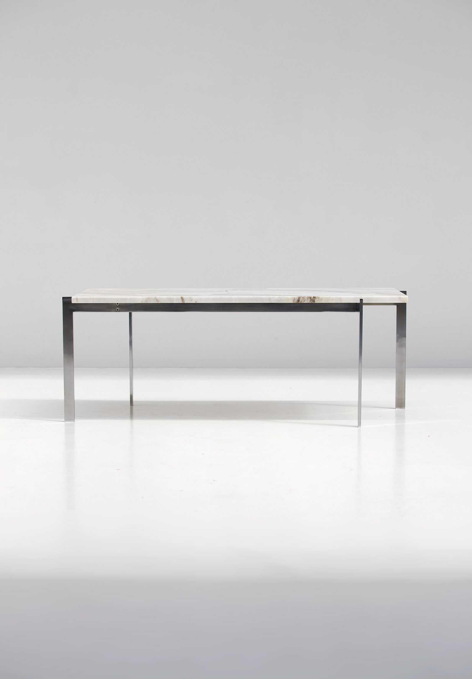 1960s Marble & Chrome Coffee Table image 8