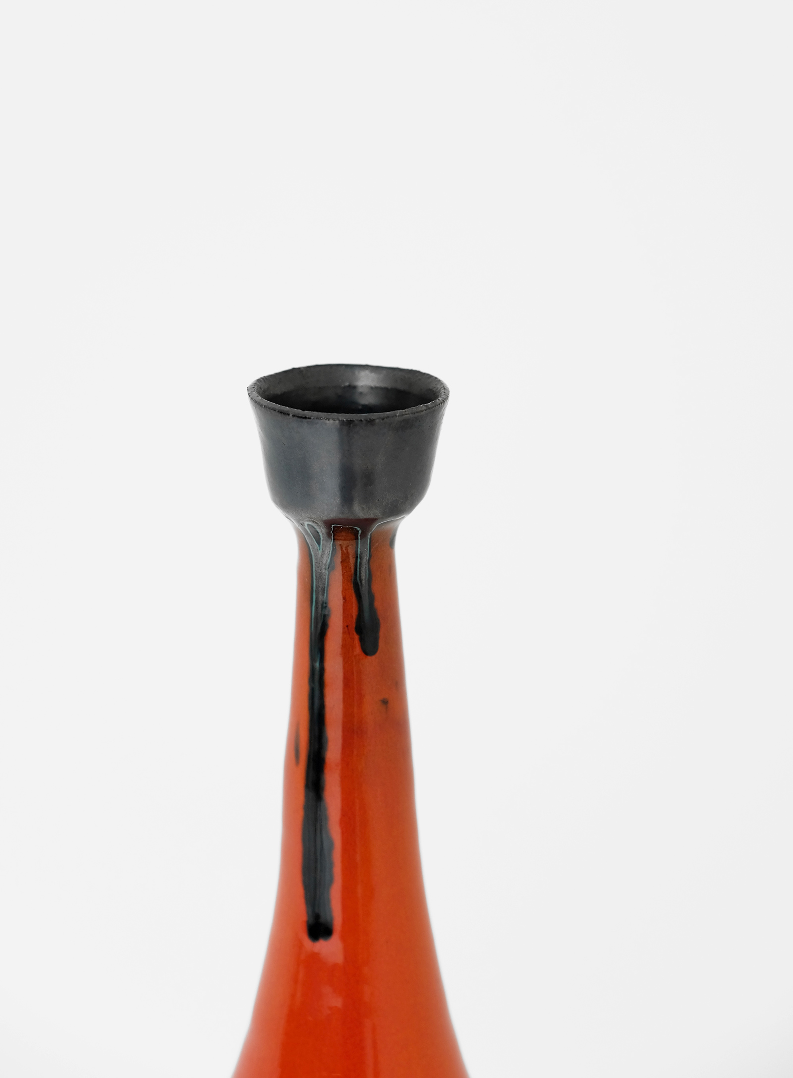 Orange Ceramic Vase 60simage 6