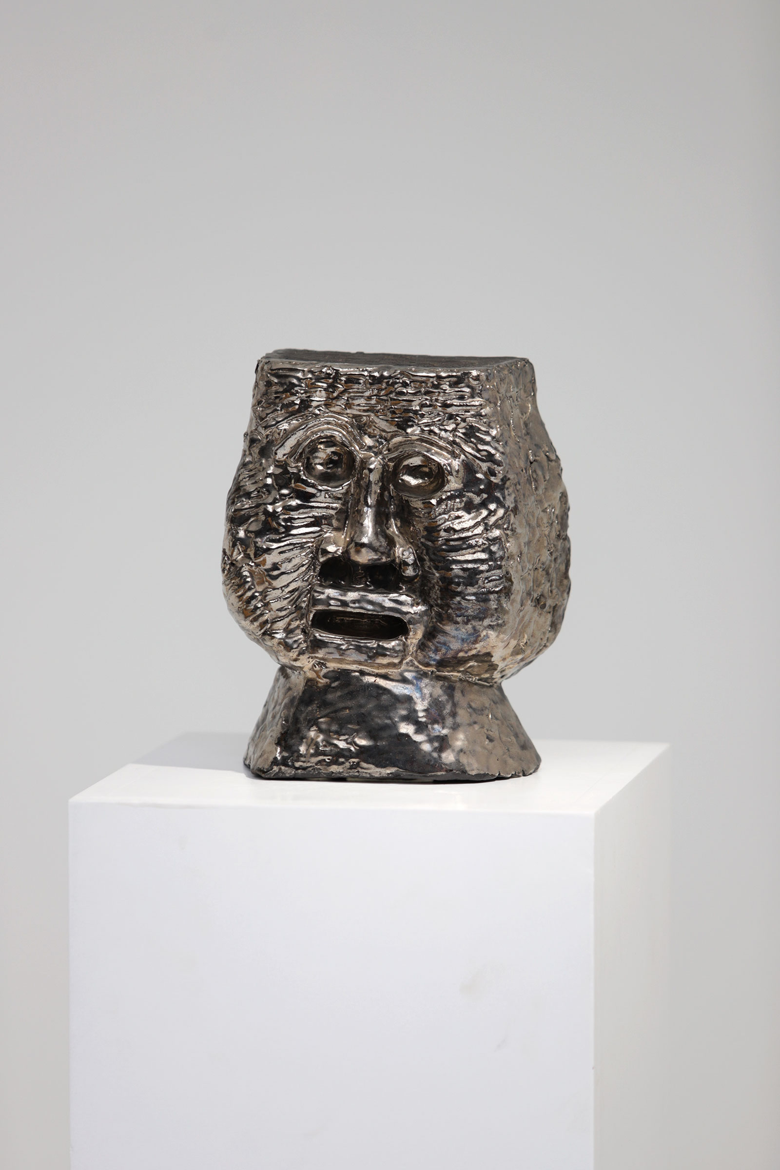 Pierre Caille Two Faced Ceramic 1964image 2