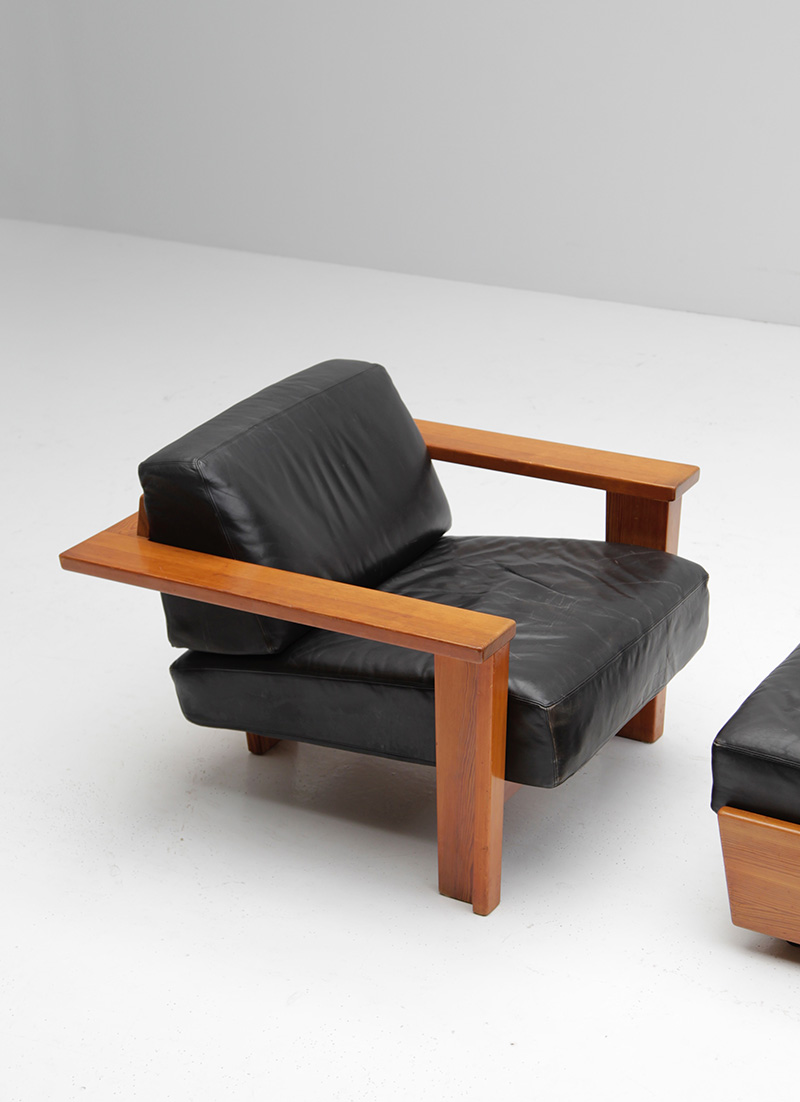 1960 HANDCRAFTED LOUNGE CHAIR AND OTTOMAN image 2