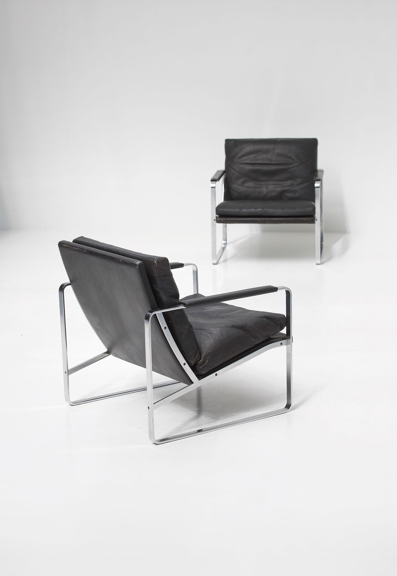 Pair of armchairs designed by Preben Fabricius for Walter Knollimage 12