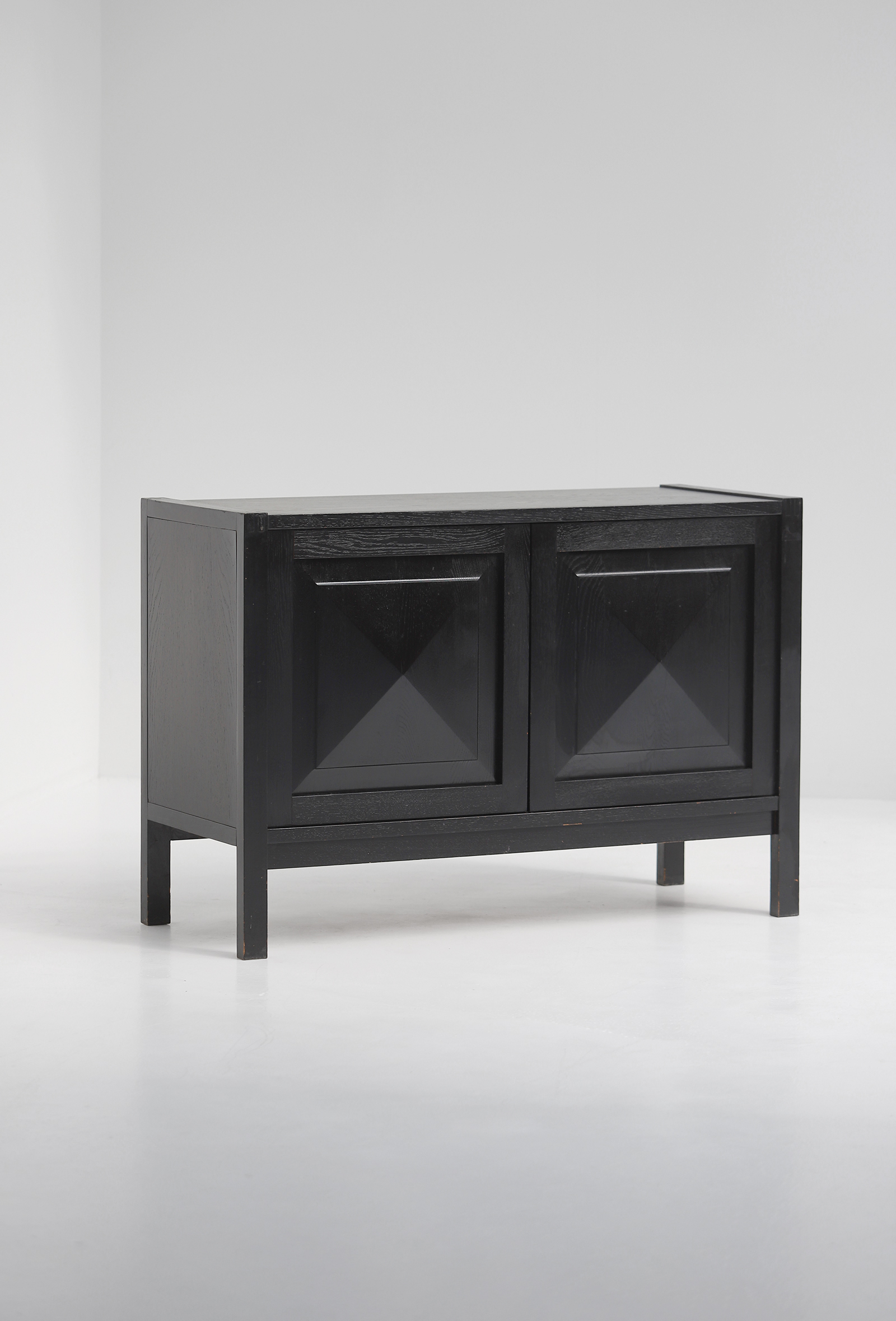 1970s Cabinet with Diamond Shaped Graphical Doors image 5