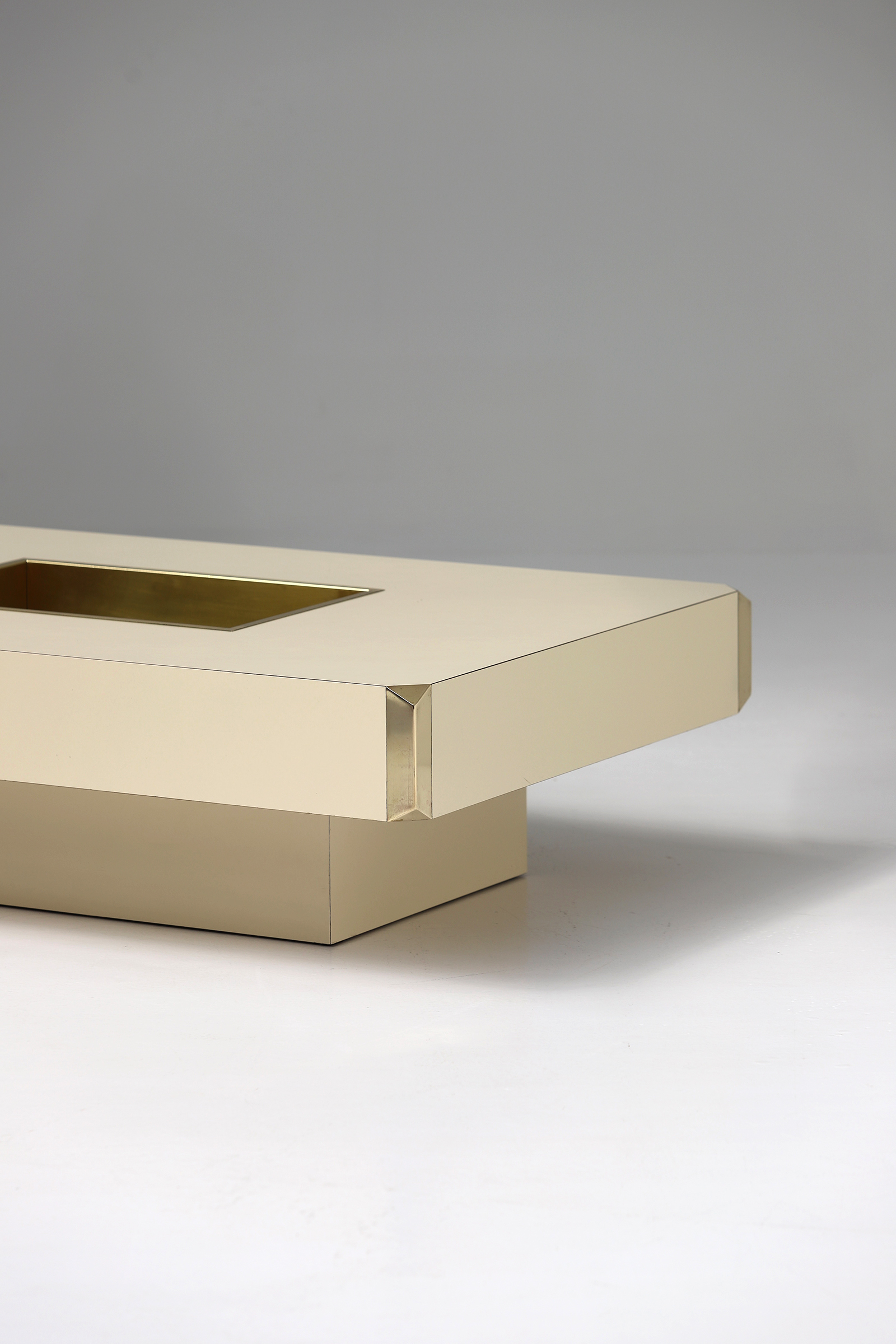 Alveo Coffee Table by Willy Rizzo for Mario Sabot Italyimage 7